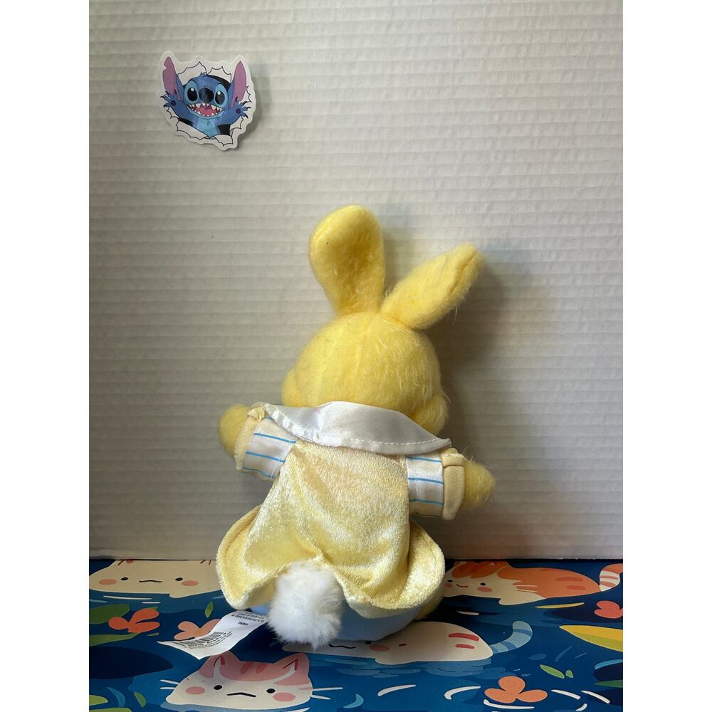 Disney Store Easter Alice In Wonderland March Hare Bean Bag Bunny Rabbit Plush - Picture 9 of 12